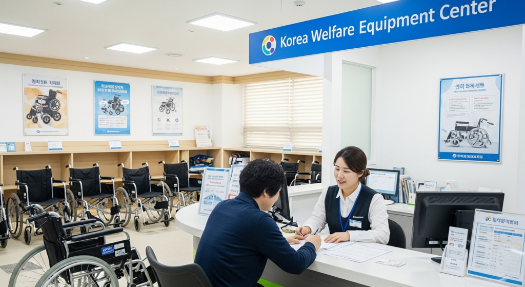 복지용구센터에서휠체어무료대여
