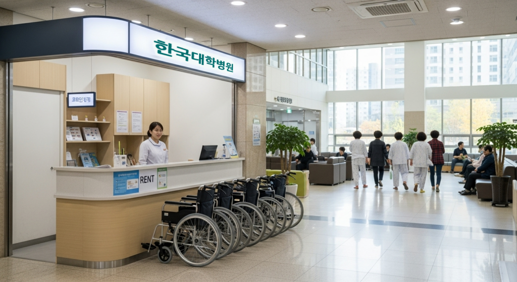 병원에서휠체어무료대여