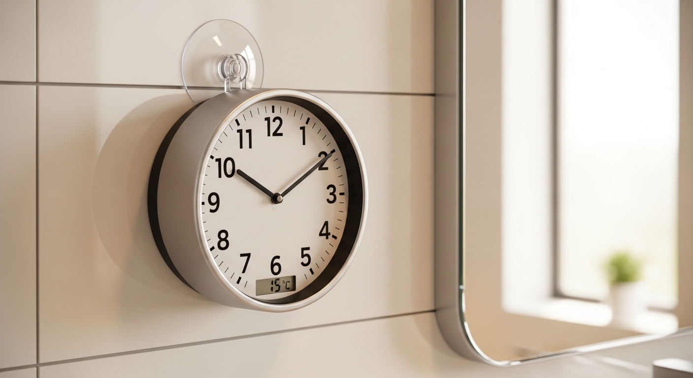 화장실 방수시계