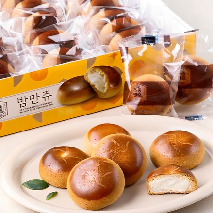 어르신간식 삼립 주종발효 밤만쥬