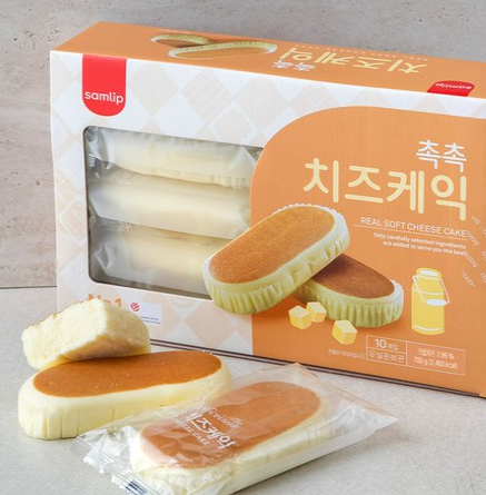 어르신간식 삼립 리얼 후레쉬 치즈케익