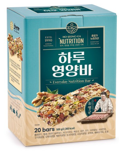 어르신간식 호정가 하루영양바